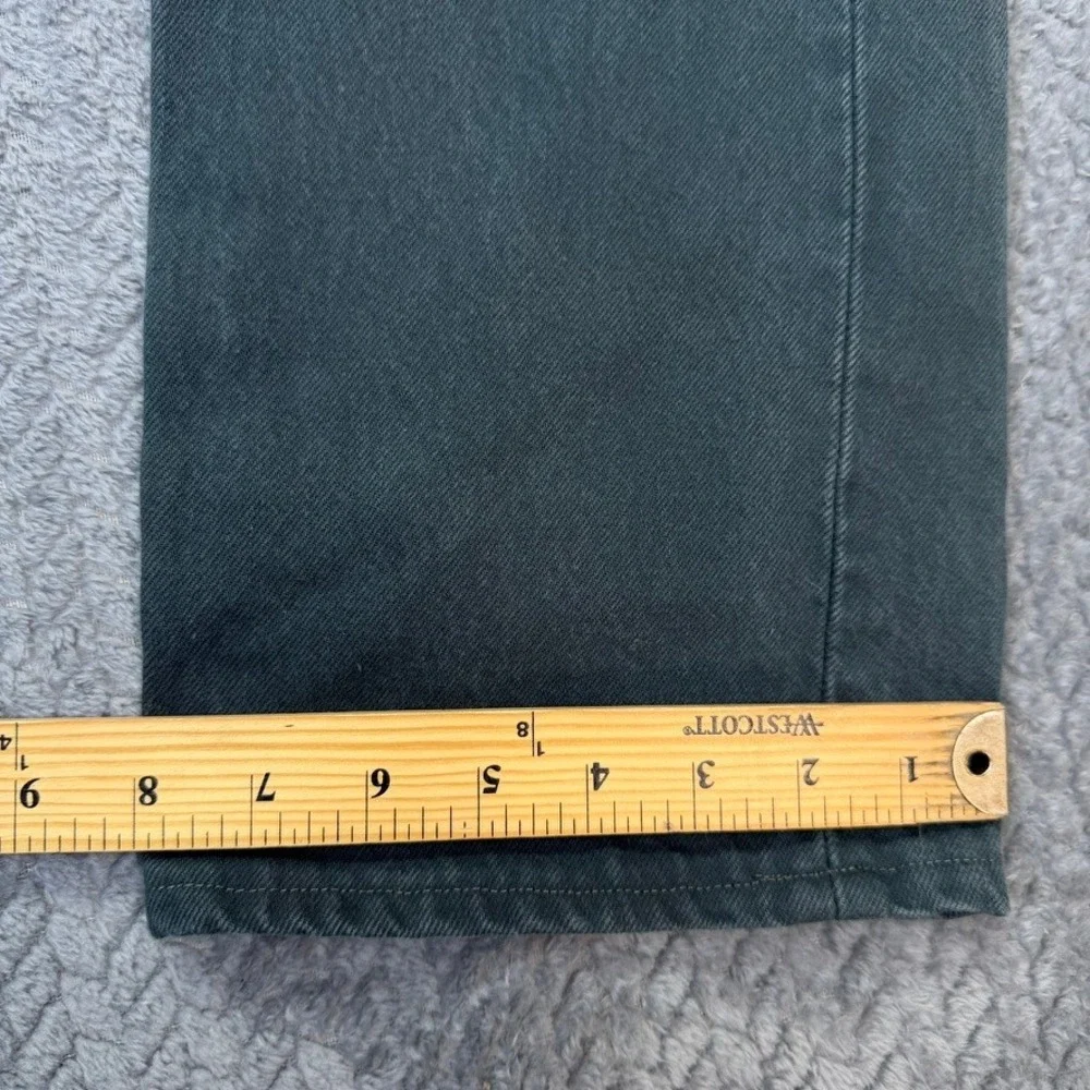 Levi's 501 Original Fit Jeans Mens 30x32 Green Gray Straight Leg Denim Cotton